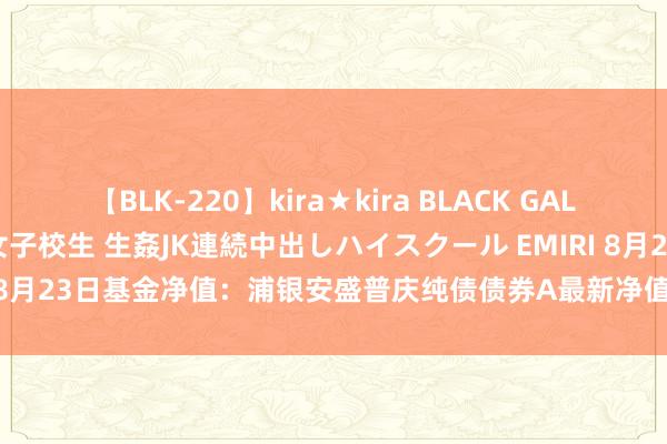 【BLK-220】kira★kira BLACK GAL 留年5年目のお姉黒ギャル女子校生 生姦JK連続中出しハイスクール EMIRI 8月23日基金净值：浦银安盛普庆纯债债券A最新净值1.0917，跌0.02%