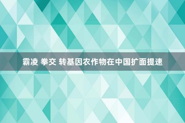 霸凌 拳交 转基因农作物在中国扩面提速