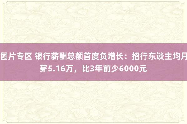 图片专区 银行薪酬总额首度负增长：招行东谈主均月薪5.16万，比3年前少6000元